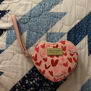 Juicy Couture heart shape wallet.